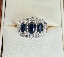 Stunning trilogy sapphire for sale  HARROW