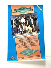 Pôster promocional vintage 1987 Princes Trust All Star Rock concerto 22x34 estado perfeito comprar usado  Enviando para Brazil