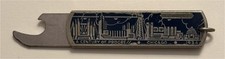 1934 A Century of Progress Chicago abridor de garrafa deslizante pintado de azul M-140 comprar usado  Enviando para Brazil