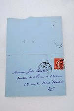 Hanotaux belle lettre d'occasion  Paris VII