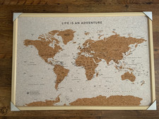 Large travel map for sale  CARDIFF