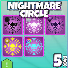Roblox World Zero WZ - Pacote com 5 ou itens únicos - NIGHTMARE CIRCLE comprar usado  Enviando para Brazil
