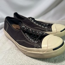 Usado, Tênis Converse Jack Purcell baixo de lona em branco/cinza tamanho: M8.5 W10 comprar usado  Enviando para Brazil