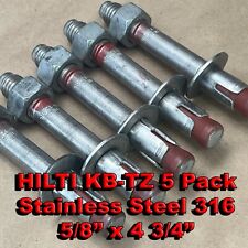 Hilti kwik bolt for sale  North Fork