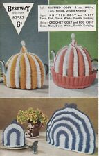 Vintage knitting crochet for sale  EXETER