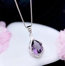 Crystal amethyst pendant for sale  BARNSLEY