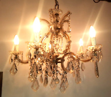 Lampadario cristallo maria usato  Torino
