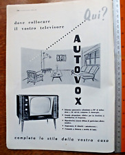 Pubblicità televisore autovox usato  Russi