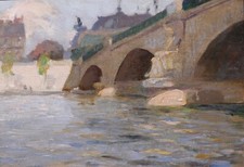 Old painting paris d'occasion  Expédié en Belgium