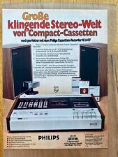Philips cassettenrecorder n240 gebraucht kaufen  Gießen