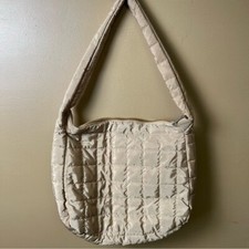 Quilted beige shoulder for sale  Greenwood
