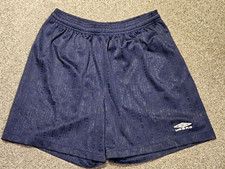 Umbro retro navy for sale  POLEGATE