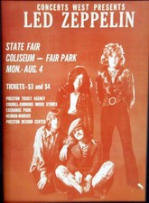 Led zeppelin concert for sale  ARBROATH