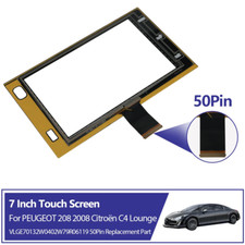 Digitalizador de tela sensível ao toque 7" para Peugeot 208 Citroën C4 rádio lounge navegação, usado comprar usado  Enviando para Brazil
