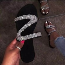 Damen sommerschuhe strass gebraucht kaufen  Köln