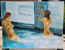 Peinture femmes bains d'occasion  Cagnes-sur-Mer