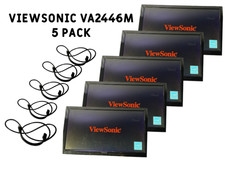 Usado, Lote de monitor a granel 5 peças ViewSonic VA2446M-LED 22 polegadas Full HD 1080p LED preto VGA comprar usado  Enviando para Brazil