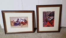 Vintage framed fox for sale  MALMESBURY