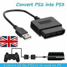 Cabo conversor adaptador controle USB novo para Sony PlayStation PS2 para PS3, usado comprar usado  Enviando para Brazil