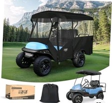 Gabinete capa de chuva universal, portátil e dirigível carrinho de golfe preto 4 lados  comprar usado  Enviando para Brazil