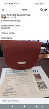 Celine trotteur crossbody d'occasion  Expédié en Belgium