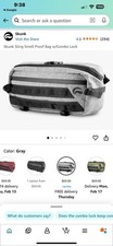 smell proof pouch lock for sale  Pottstown