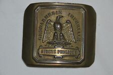Plaque ceinturon gendarmerie d'occasion  Mirecourt