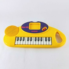 Mini teclado infantil vintage Casio Cool KA-10 amarelo 24 teclas 1996 testado 14,75" comprar usado  Enviando para Brazil