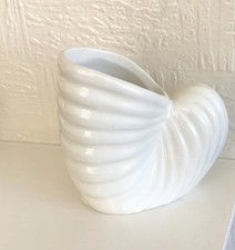 Vase white shell for sale  MORECAMBE