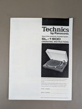 Technics 1900 operating for sale  Buffalo