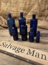 Vintage blue glass for sale  PRESTON