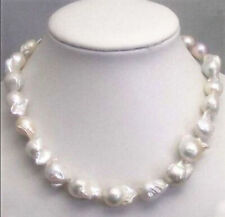 Raro enorme 15-23MM Branco South Sea Barroco Keshi Akoya Colar De Pérolas 18" comprar usado  Enviando para Brazil