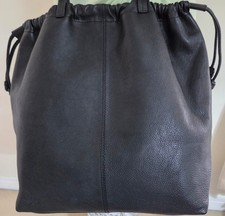 Leather drawstring bag for sale  MANSFIELD