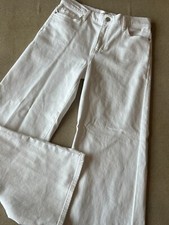 JEANS FRAME LE SLIM PALAZZO BRANCO PERNA LARGA RETA TAMANHO 29 comprar usado  Enviando para Brazil