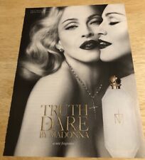 2012 MADONNA Truth or Dare by Madonna Ad - Revista anúncio com estampa de fragrância comprar usado  Enviando para Brazil