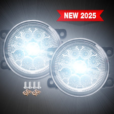 Par de lâmpadas de neblina de LED para Ford Focus 2012-2014 com lâmpadas de LED lente transparente, usado comprar usado  Enviando para Brazil