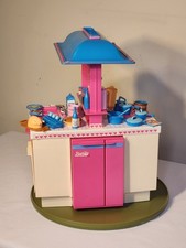 Antigo 1984 Barbie Dream Kitchen #9119 pia geladeira mesa acesso. ~ Quase completo, usado comprar usado  Enviando para Brazil