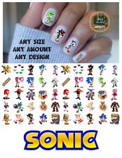 Decalques para unhas Sonic The Hedgehog Waterslide conjunto de 50 instruções e bônus comprar usado  Enviando para Brazil