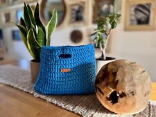 Handmade crochet handbag for sale  THAME