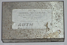 älteres hochpassfilter auth gebraucht kaufen  Töging a.Inn