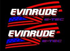 Evinrude flag graphics for sale  Iron Mountain