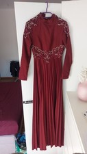 Maxikleid plissee tesettür gebraucht kaufen  Berlin