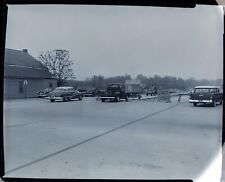 1956 Columbus GA Street estrada fechada construção caminhão automático foto vintage negativa, usado comprar usado  Enviando para Brazil