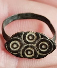 Anel MAGIC EYE medieval artefato autêntico do século XIII-XV. comprar usado  Enviando para Brazil