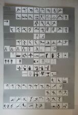 1972 poster piktogramme gebraucht kaufen  München