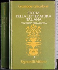 Storia letteratura italiana usato Storia letteratura italiana usato  Ariccia