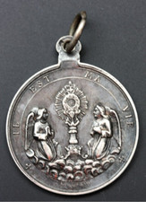 Médaille religieuse argent d'occasion  Houilles