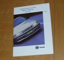 Saab price guide for sale  SOUTHAMPTON