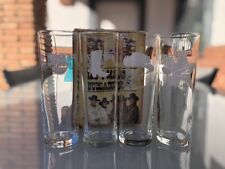 4 Vintage Pepsi Real Madrid Glasses - Beckham Roberto Carlos Rivaldo - In Box comprar usado  Enviando para Brazil