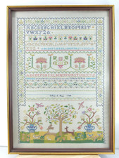 Vtg completed needlework for sale  Horsham